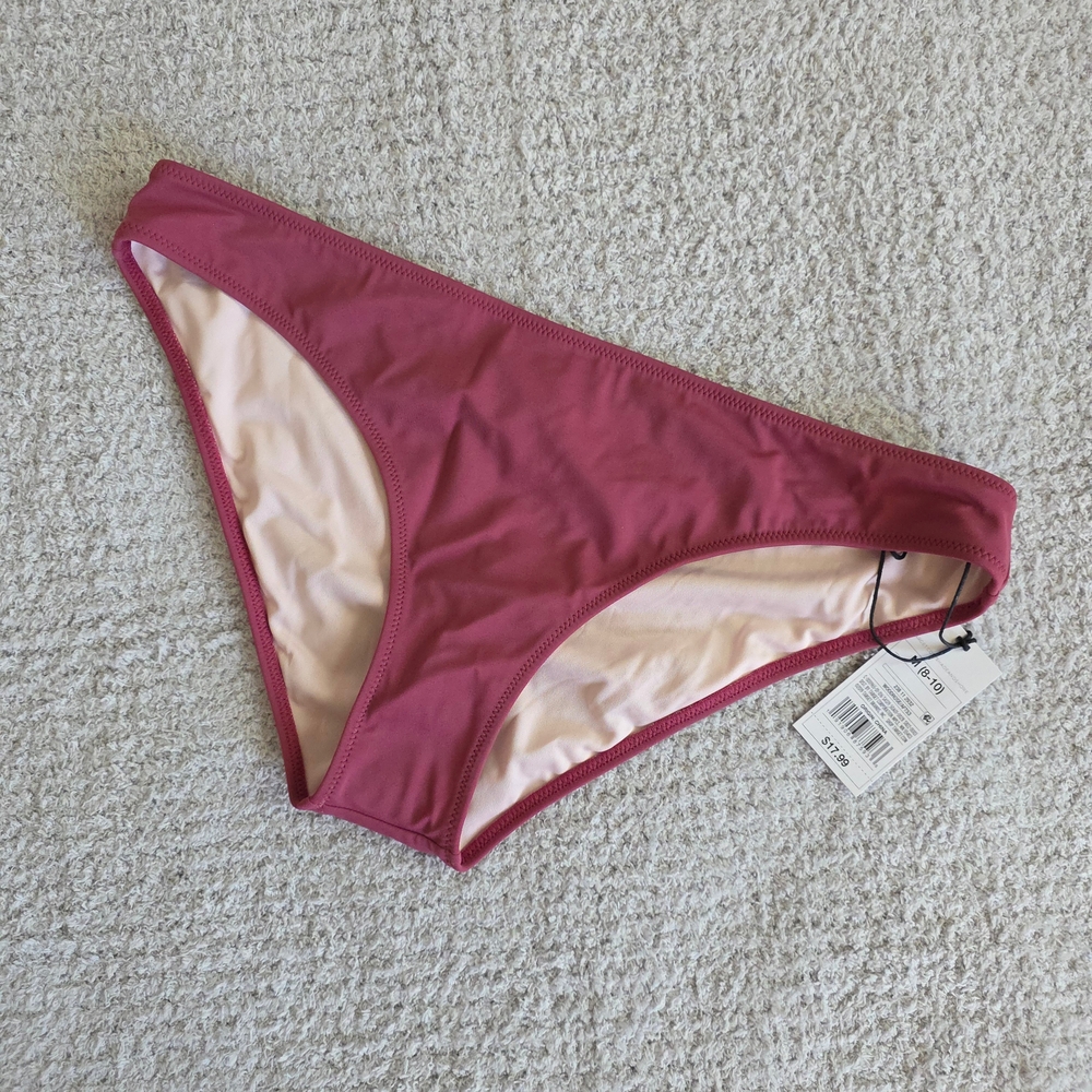 Light Burgundy Shade & Shore Bikini Bottom